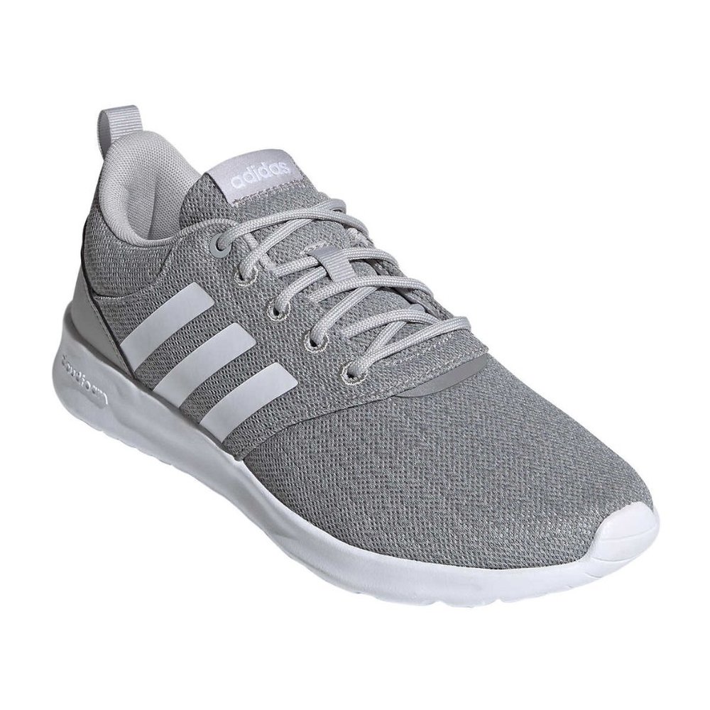 Gray adidas Ladies' QT Racer 2.0 Sneaker - Picture 9 of 9